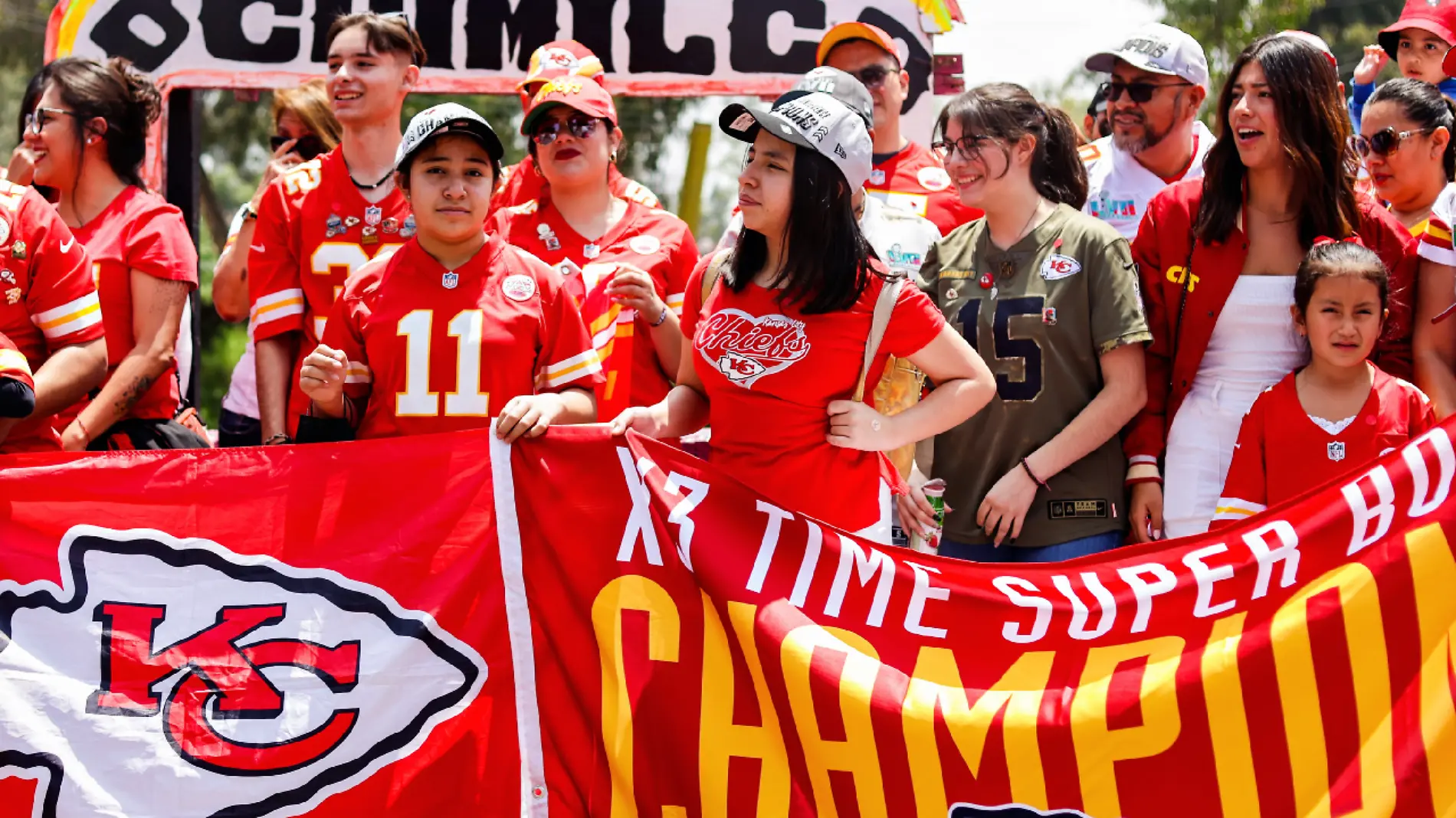 Afición de los Chiefs en México